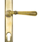 aged brass newbury slimline lever espag. lock set