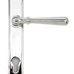 polished chrome newbury slimline lever espag. lock set