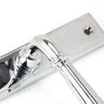 polished chrome newbury slimline lever espag. lock set