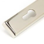 polished nickel newbury slimline lever espag. lock set