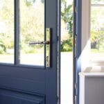 polished nickel newbury slimline lever espag. lock set