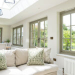 aged bronze newbury slimline lever espag. lock set