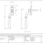 aged brass newbury espag lh