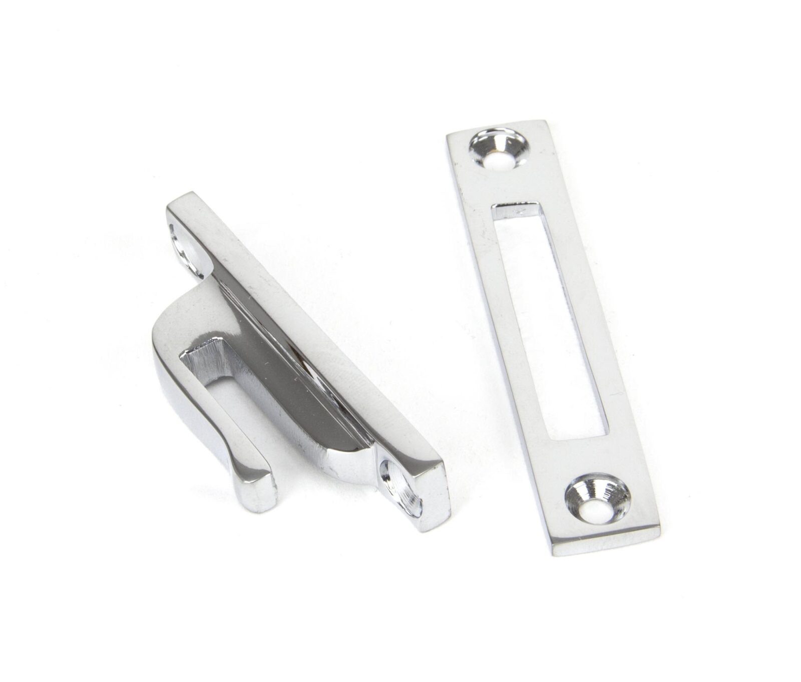 polished chrome locking newbury fastener