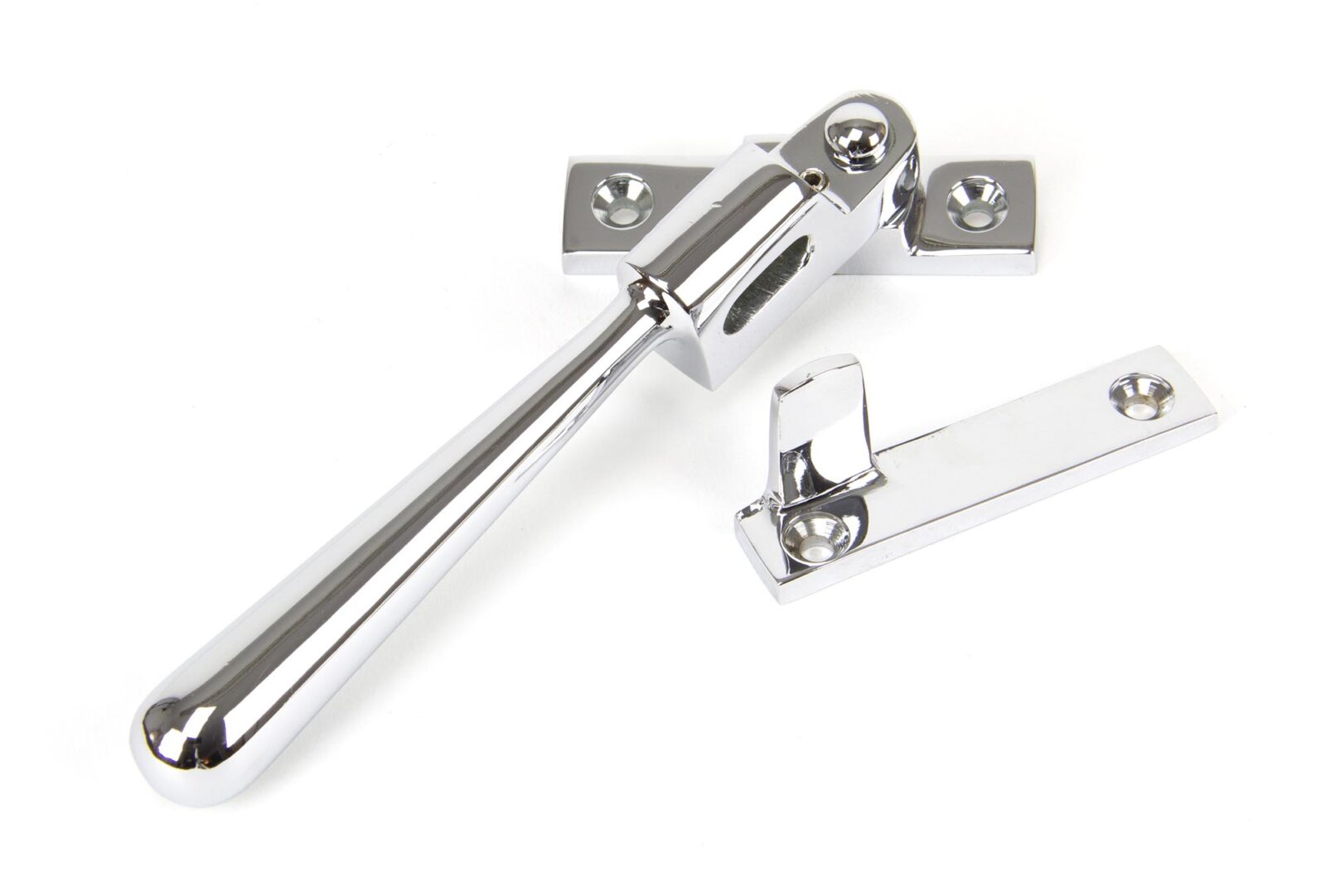 polished chrome night vent locking newbury fastener