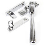 polished chrome night vent locking newbury fastener