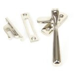 polished nickel locking newbury fastener