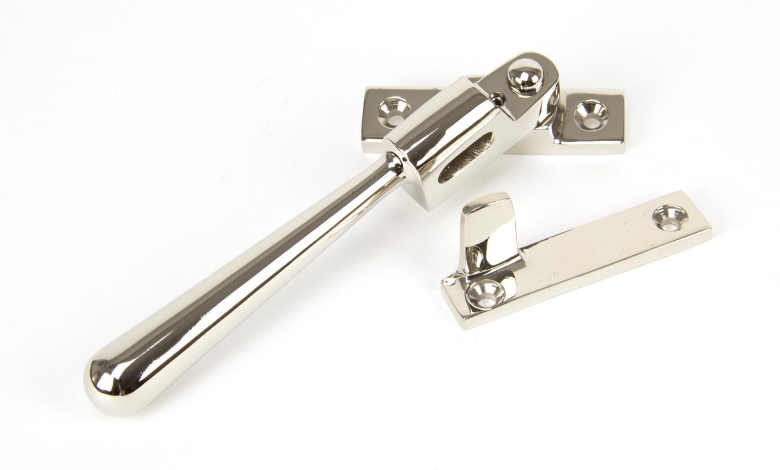 polished nickel night vent locking newbury fastener