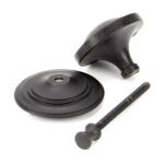 external beeswax art deco centre door knob