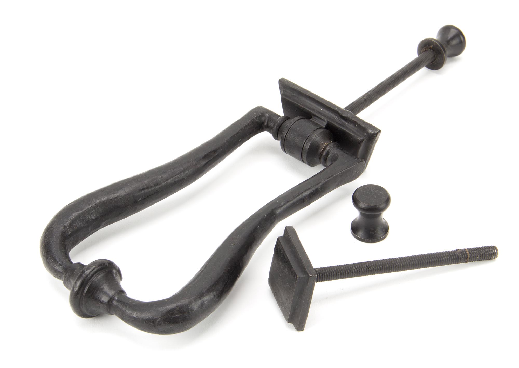 external beeswax slimline art deco door knocker