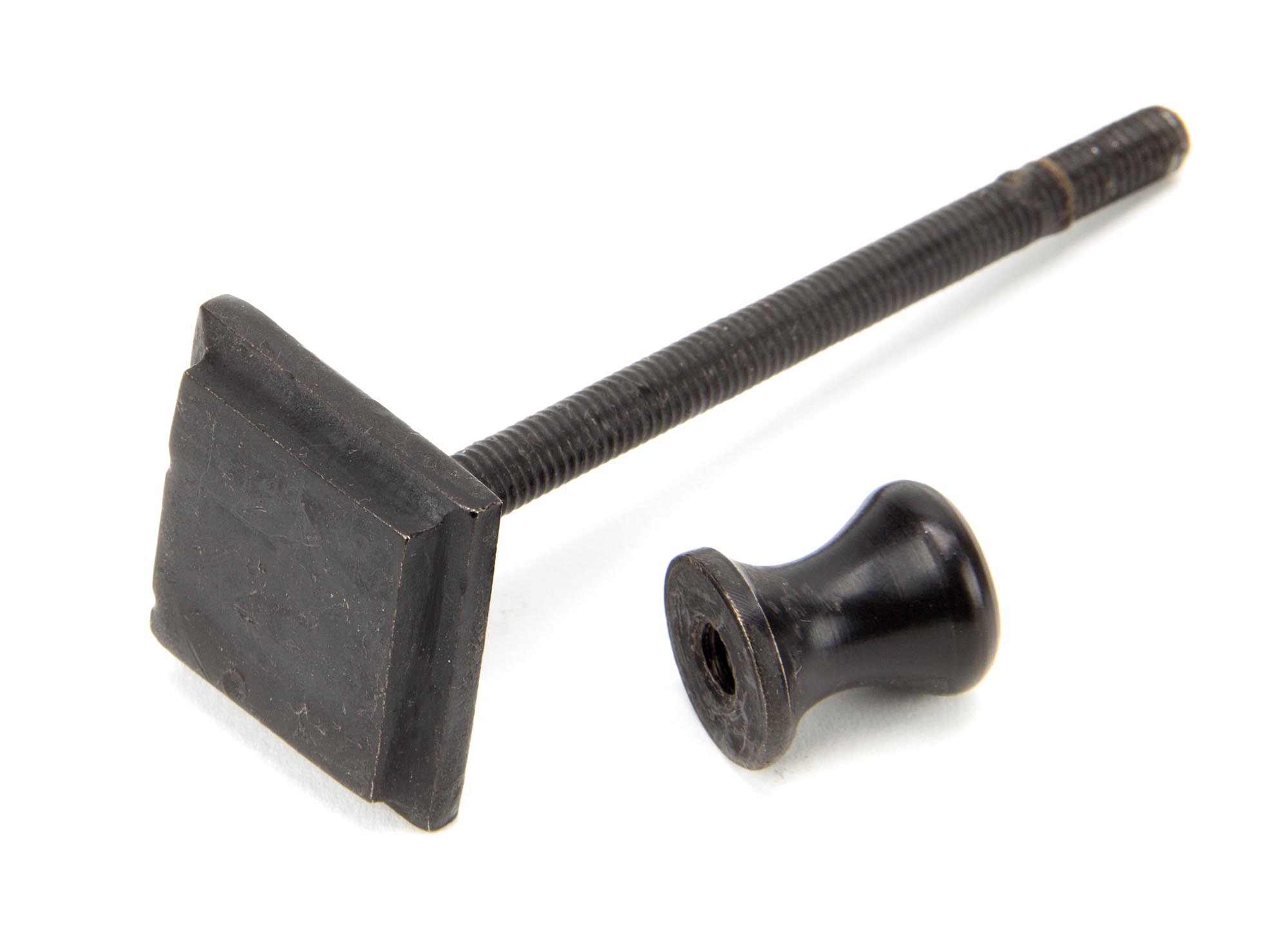 external beeswax slimline art deco door knocker