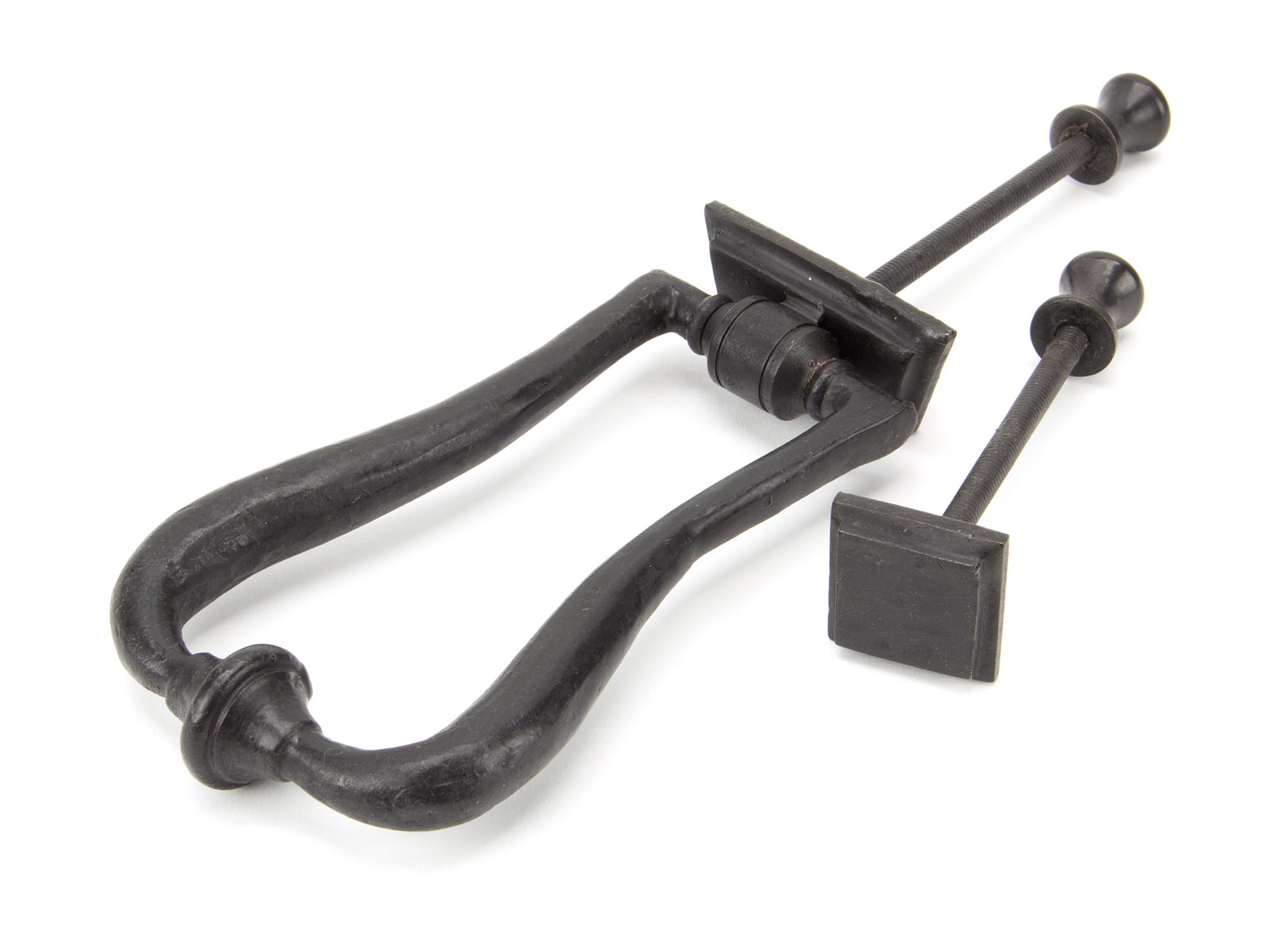 external beeswax slimline art deco door knocker