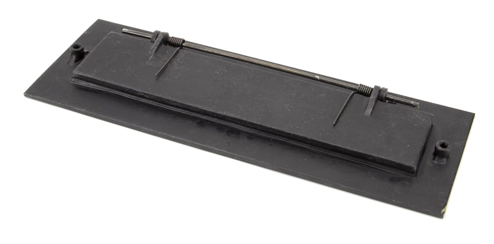 external beeswax large letter plate