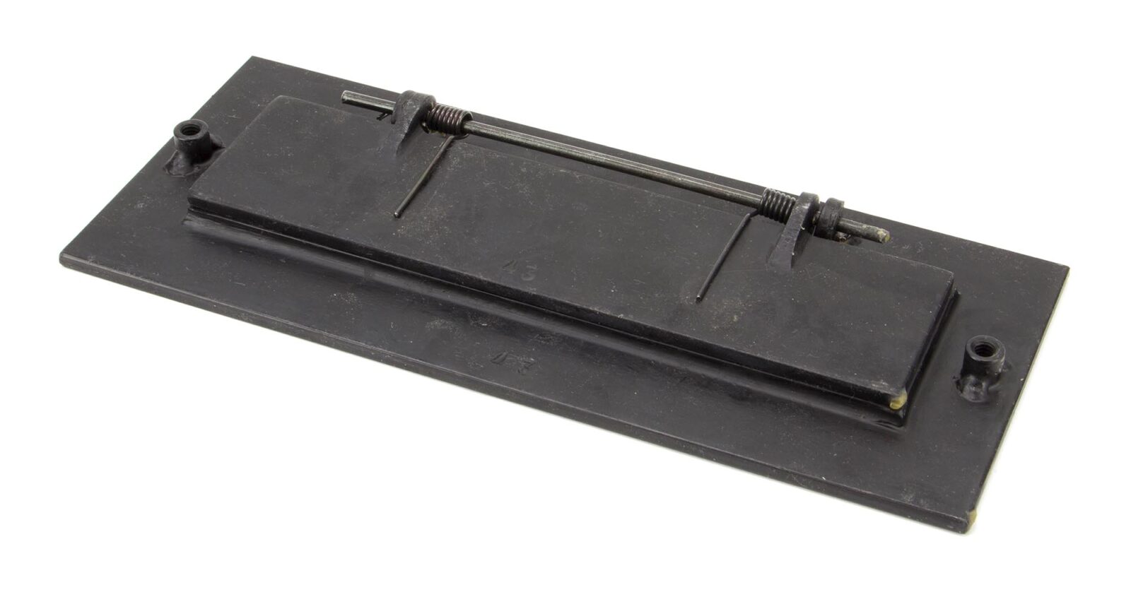 external beeswax small letter plate