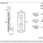 external beeswax 6" universal bolt