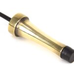 aged brass projection door stop