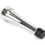 polished chrome projection door stop