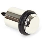 polished nickel floor mounted door stop