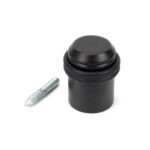 aged bronze floor mounted door stop