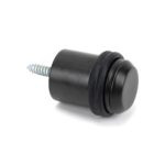 aged bronze floor mounted door stop