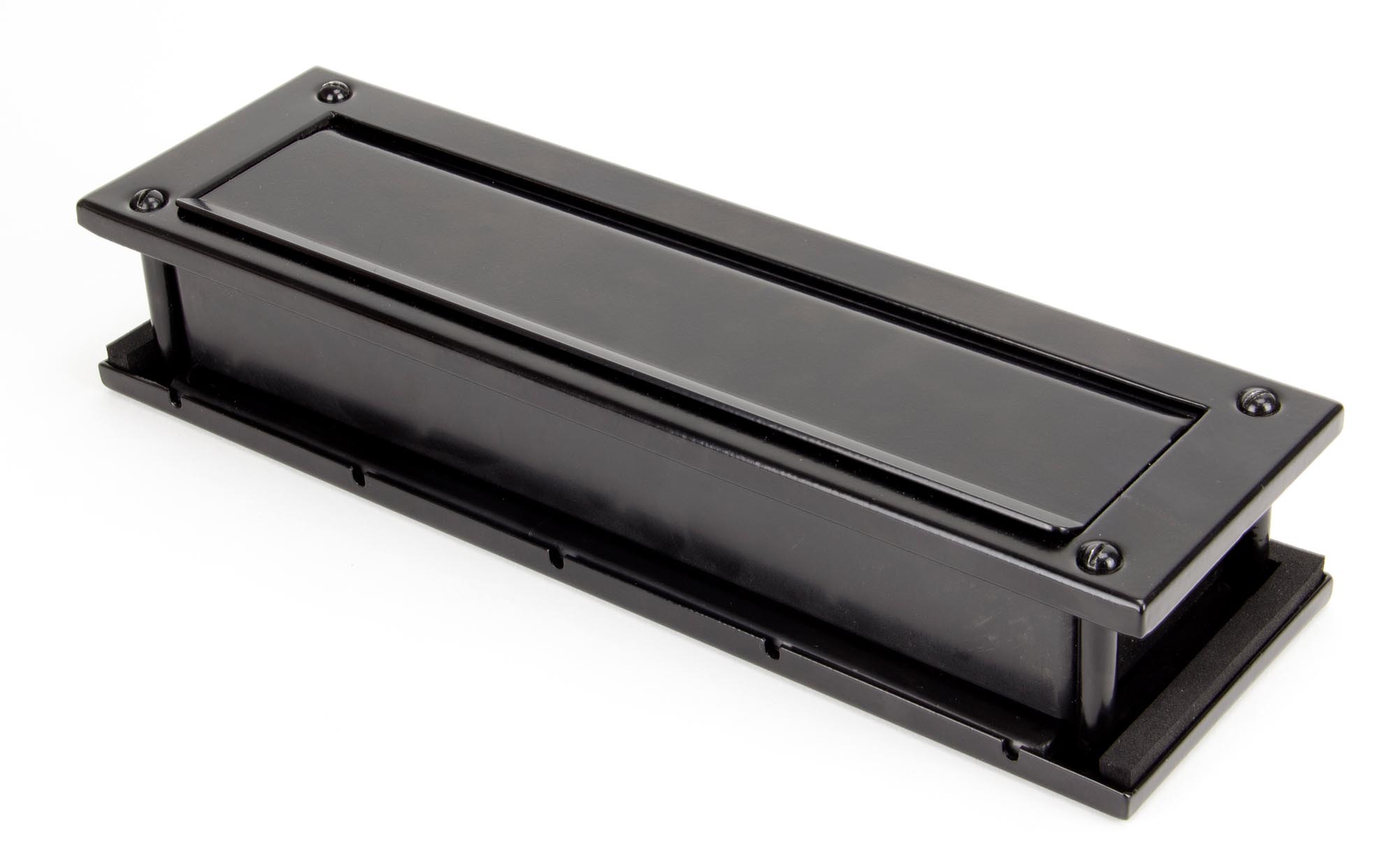 black traditional letterbox