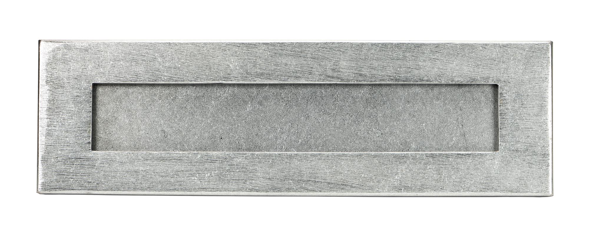 pewter traditional letterbox