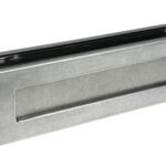 pewter traditional letterbox