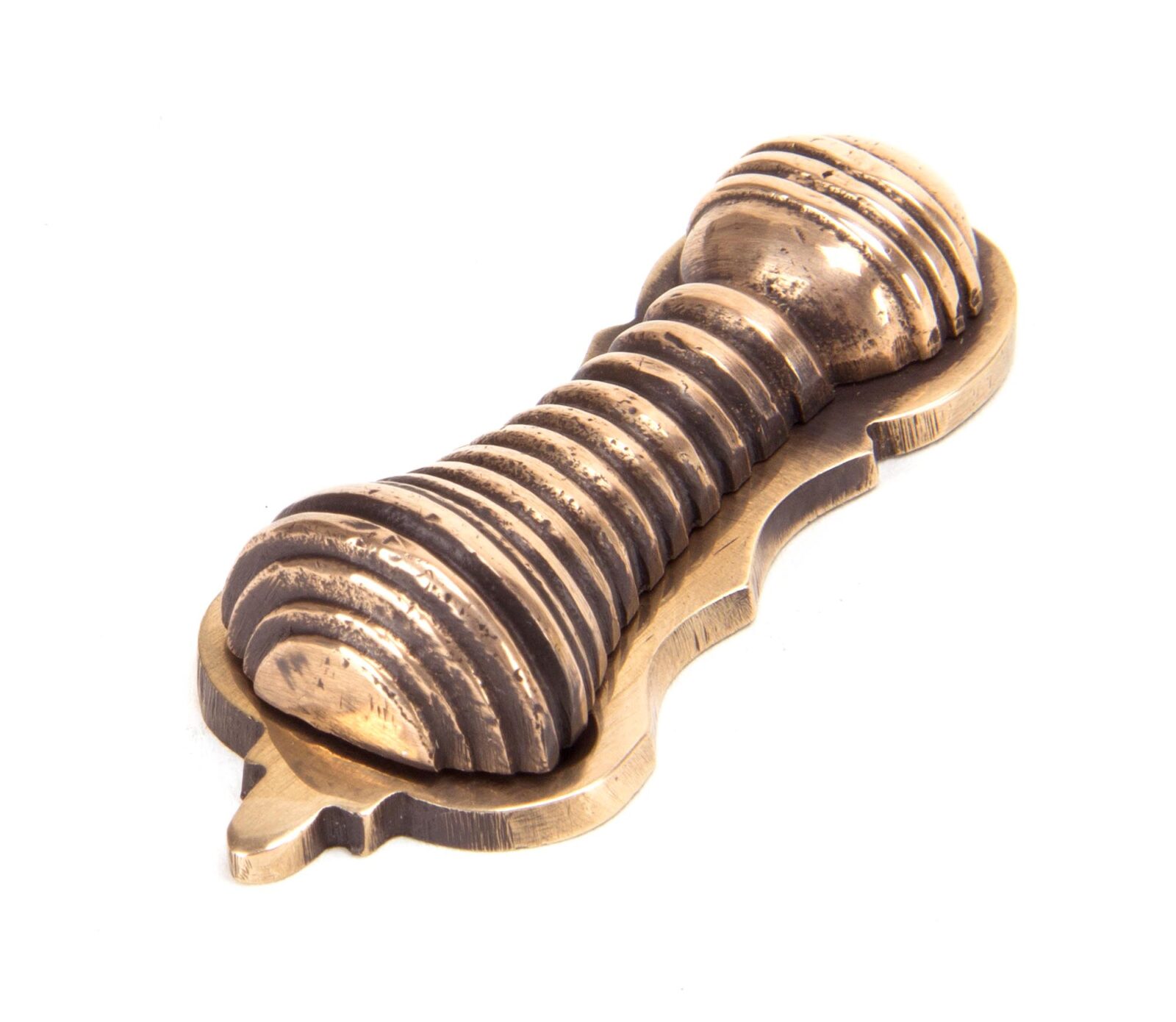 polished bronze beehive escutcheon