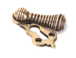 polished bronze beehive escutcheon