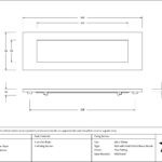 polished bronze large letter plate