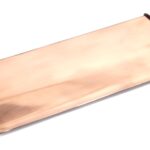 polished bronze small letter plate cover