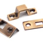 polished bronze 4" universal bolt