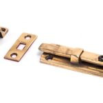 polished bronze 4" universal bolt