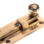 polished bronze 6" universal bolt