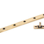 polished bronze 12" reeded stay