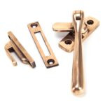 polished bronze locking newbury fastener