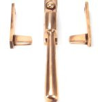 polished bronze night vent locking newbury fastener