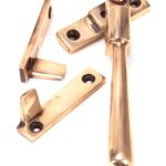 polished bronze night vent locking newbury fastener