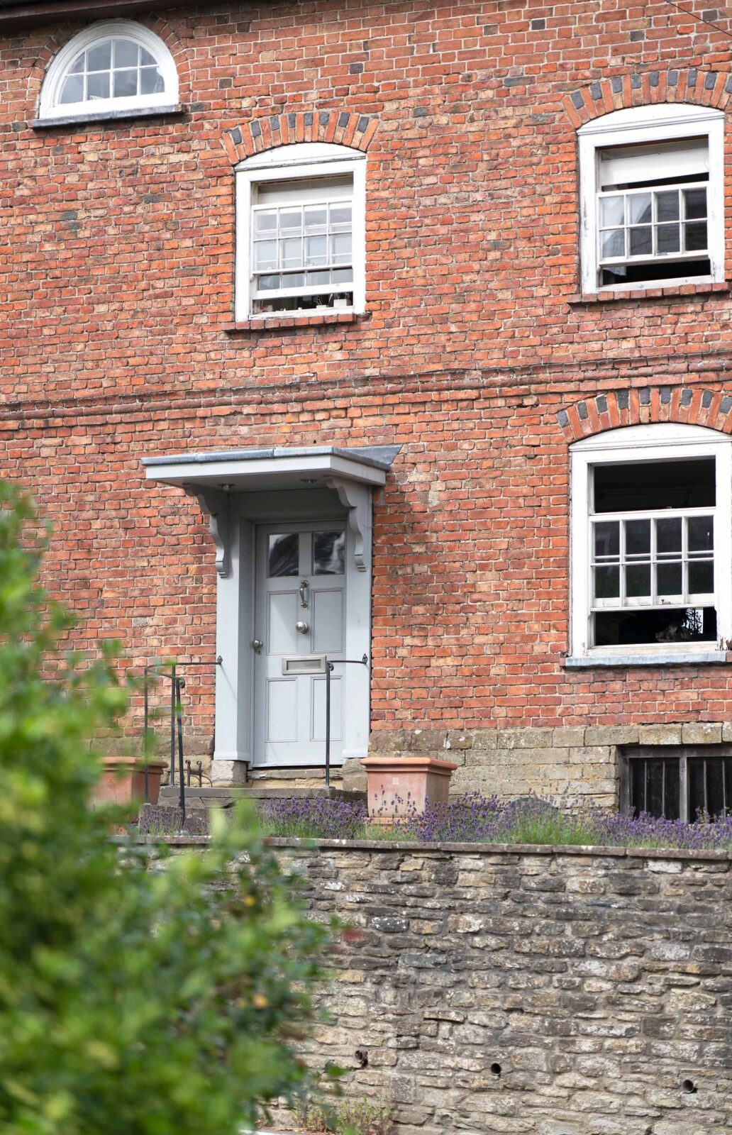 satin chrome round centre door knob