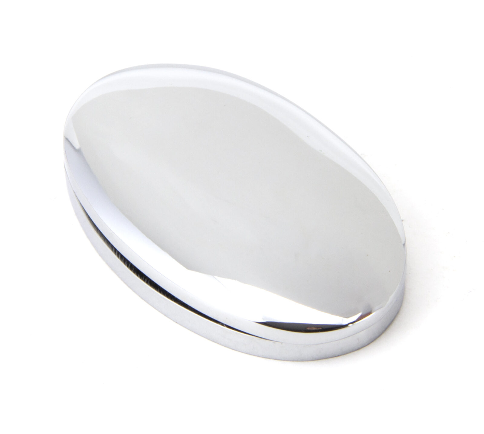 polished chrome oval escutcheon & cover