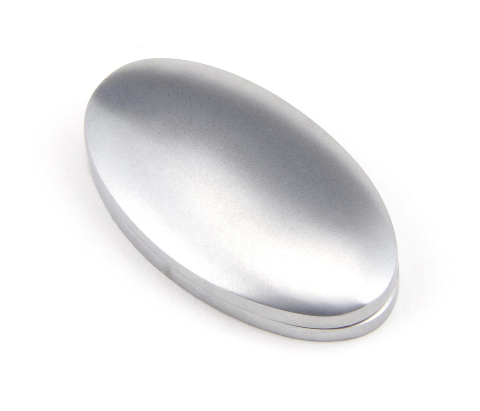 satin chrome oval escutcheon & cover