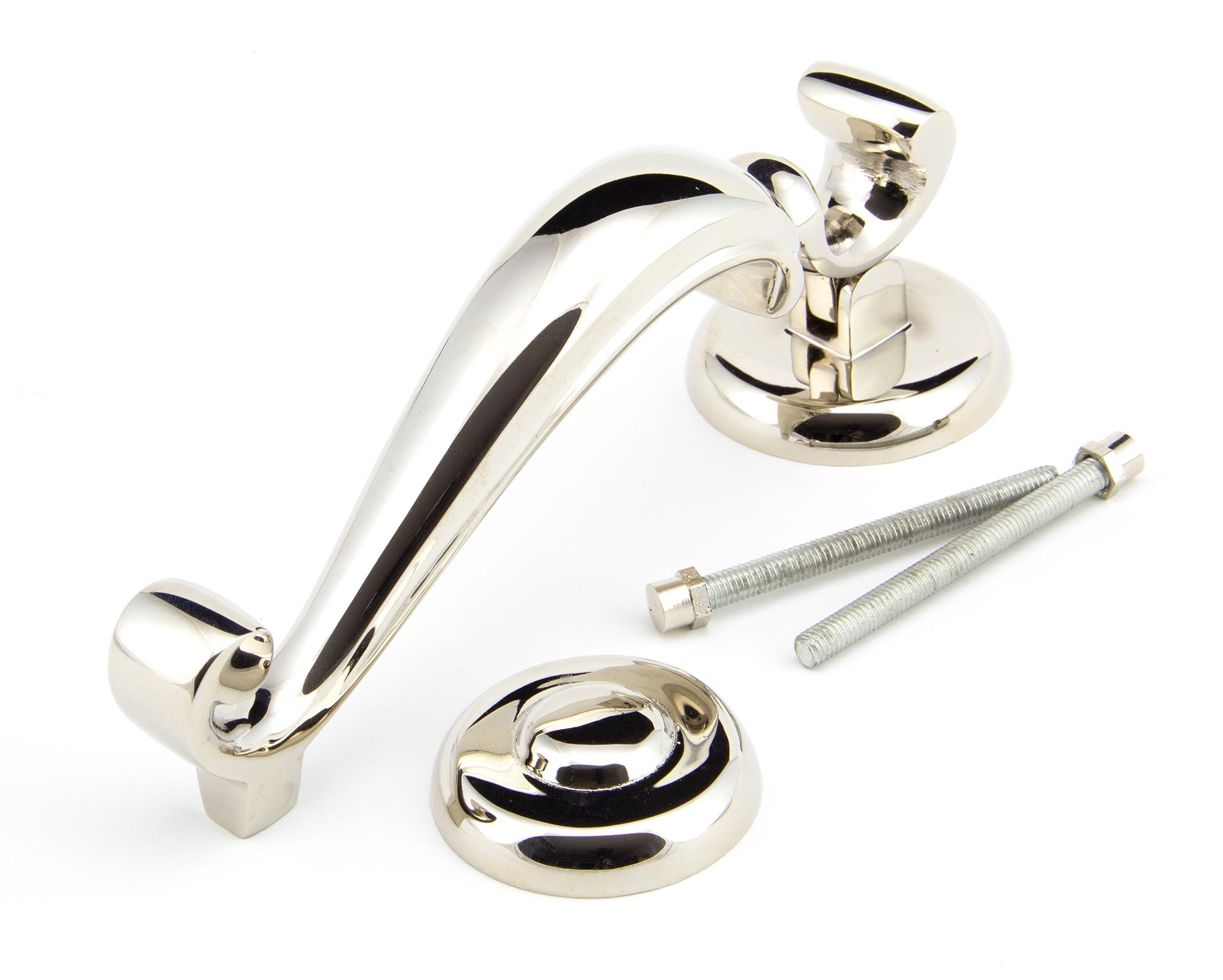 polished nickel doctors door knocker