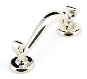 polished nickel doctors door knocker