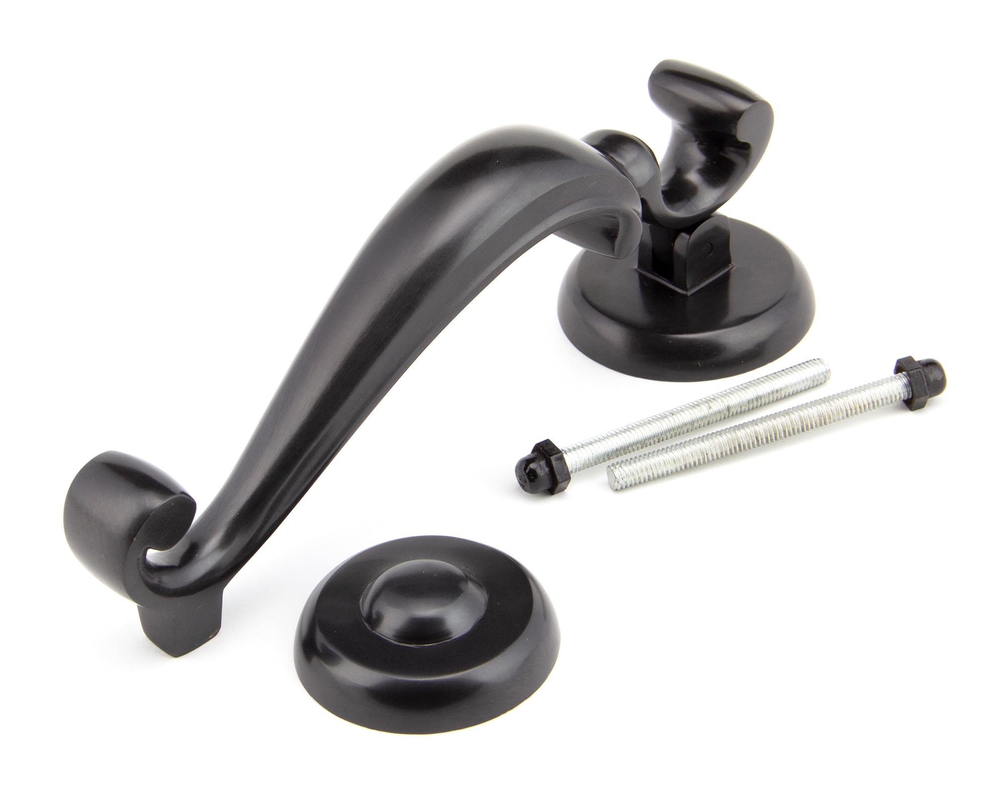 aged bronze doctors door knocker