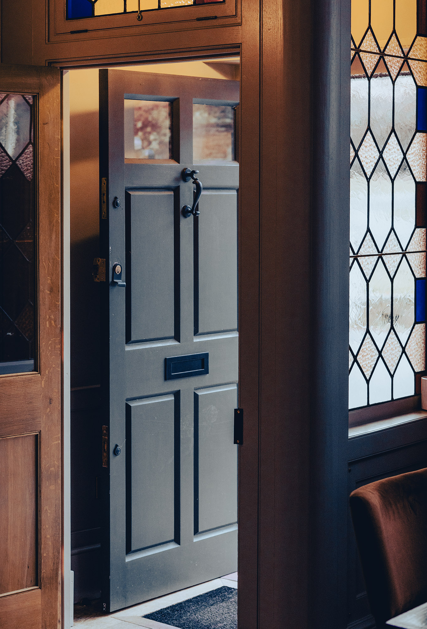aged bronze doctors door knocker