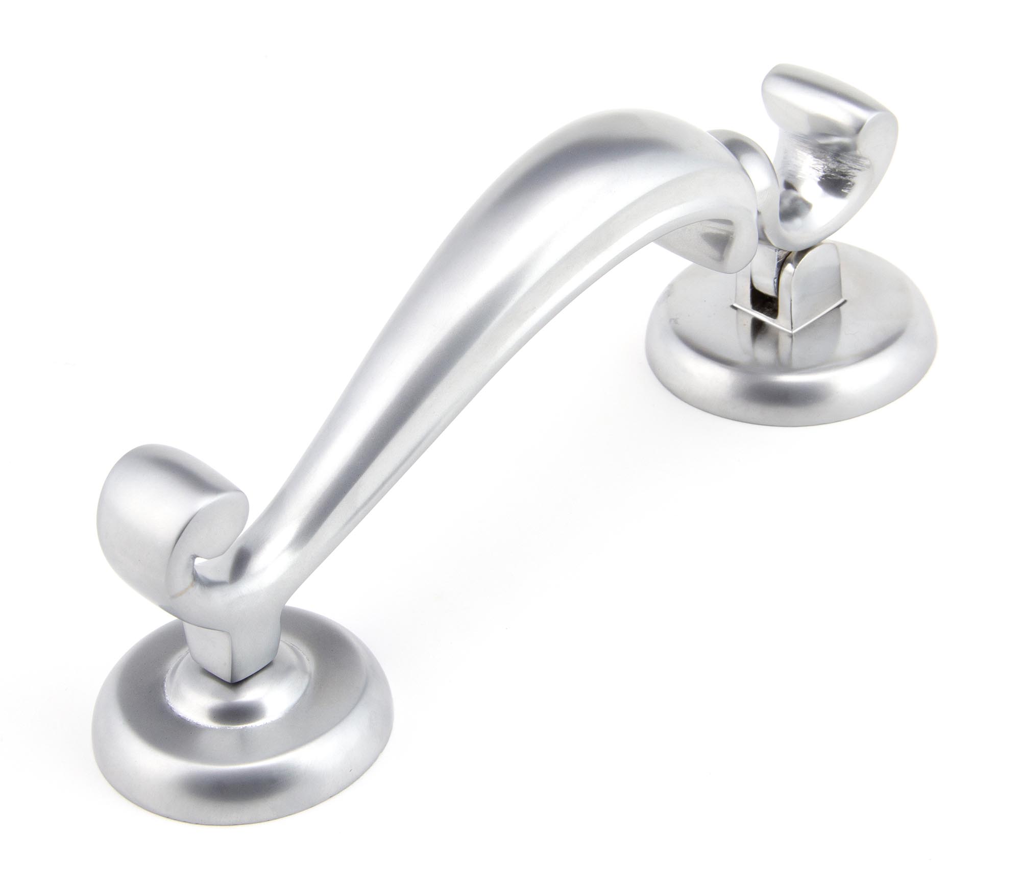 satin chrome doctors door knocker