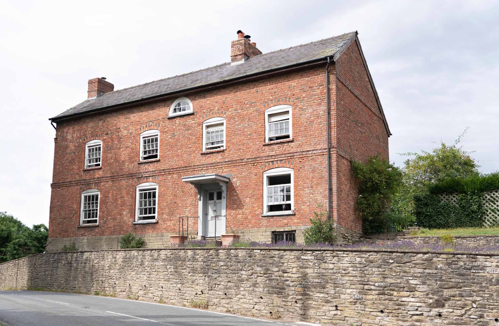 satin chrome large letter plate