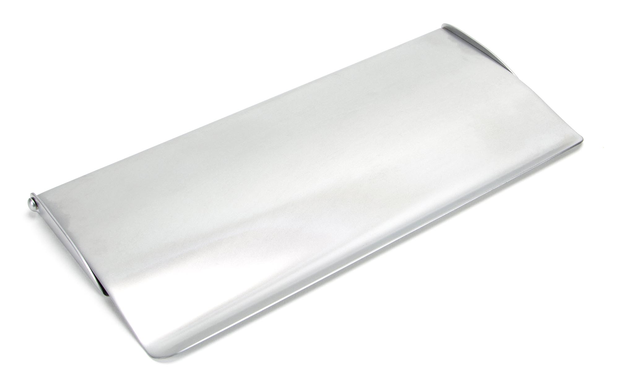 satin chrome small letter plate cover