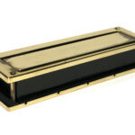 aged brass traditional letterbox