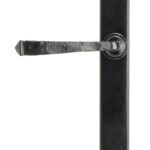 black avon slimline lever latch set